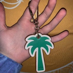 coach palm tree keychain thing